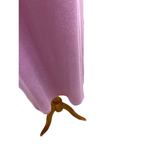 Stars Above Ribbed Slip Dress Pink Size XL Minimalist Cottage Retro Casual Cozy - Picture 9 of 13